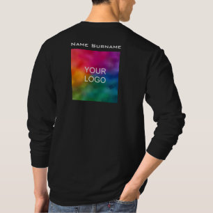 Camiseta Añadir el logotipo comercial de doble cara a la ma