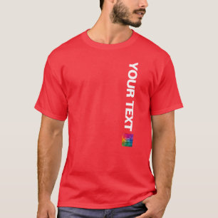 Camiseta Añadir el logotipo o la plantilla de fotos de los