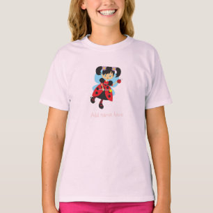 Camiseta Añadir el nombre Bonito Girly Fairy Princess T-shi