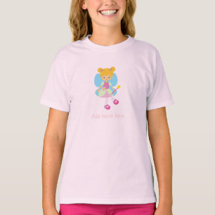Camiseta Añadir el nombre Bonito Girly Fairy Princess T-shi