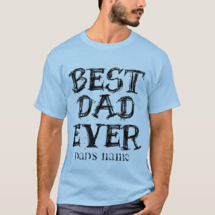 Camiseta Añadir el nombre de DAD CHALKBOARD MEJOR PAPÁ QUE 