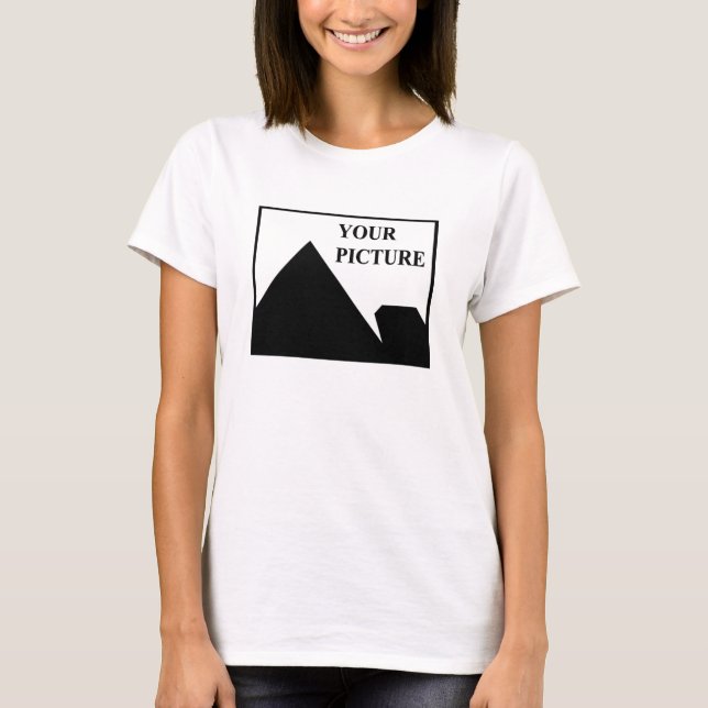 Camiseta Añadir el nombre de la empresa comercial de imágen (Anverso)