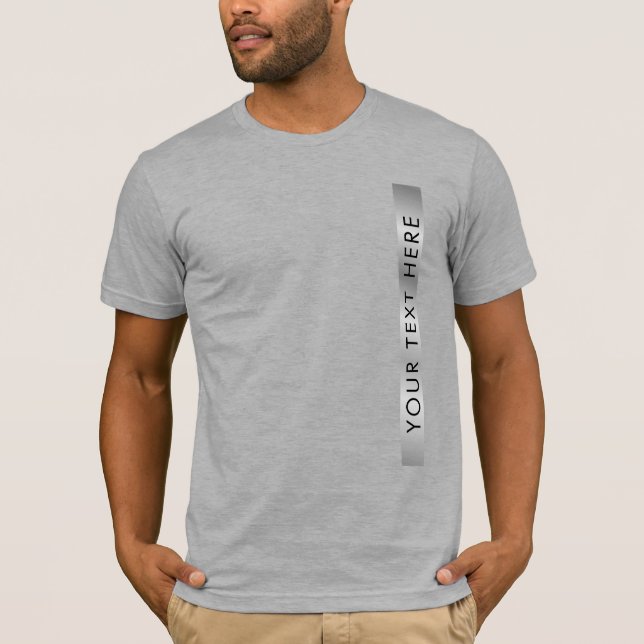 Camiseta Añadir el texto de la plantilla de aspecto platead (Anverso)