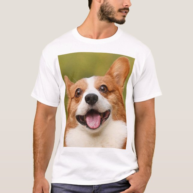 Camiseta Añadir foto de perro personalizada (Anverso)
