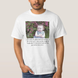 Camiseta Añadir foto y Personalizar a ese regalo perfecto