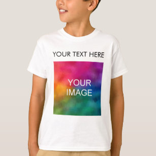 Camiseta Añadir imagen Personalizado de texto de texto plan