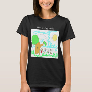 Camiseta Añadir la ilustración de su hijo a esto