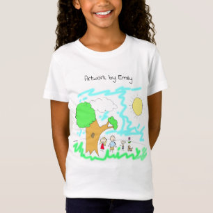 Camiseta Añadir la ilustración de su hijo a esto