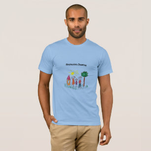 Camiseta Añadir la ilustración de su hijo a esto