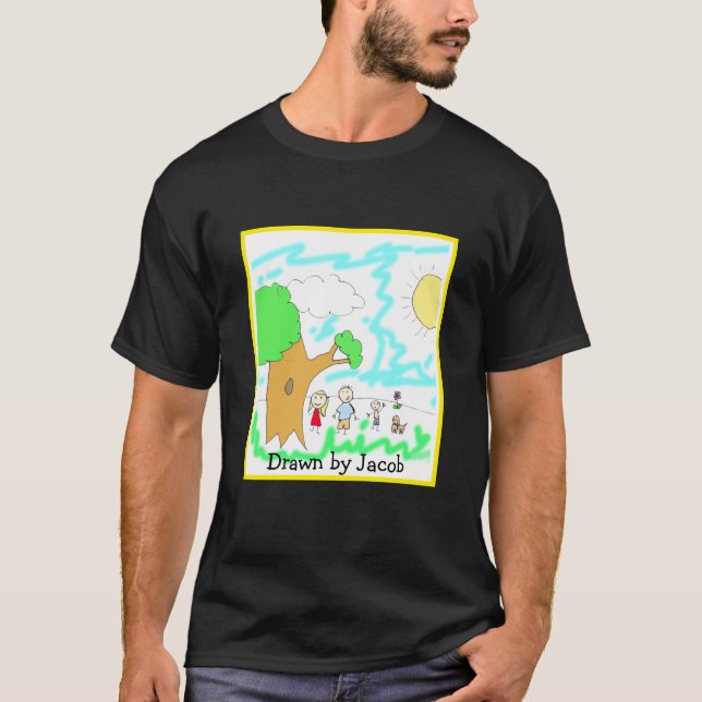 Camiseta Añadir la ilustración de su hijo a esto (Anverso)
