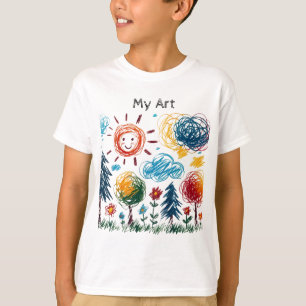 Camiseta Añadir la ilustración de tu hijo a esto