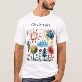 Camiseta Añadir la ilustración de tu hijo a esto