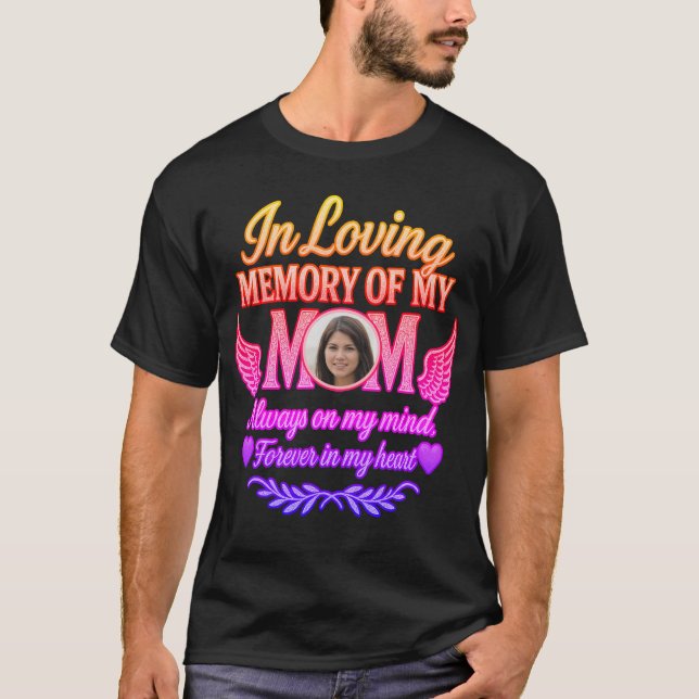 Camiseta Añadir memoria fotográfica de mamá (Anverso)
