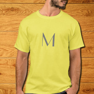 Camiseta añadir monograma - amarillo