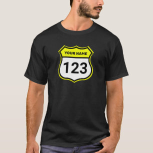 Camiseta Añadir nombre a tu número Carreras Identificaci