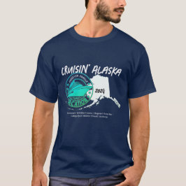 Camiseta Añadir nombre al crucero familiar Alaska