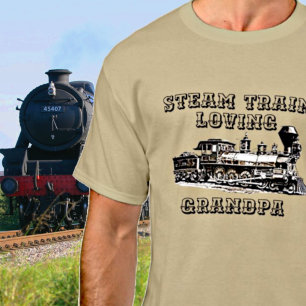 Camiseta Añadir nombre cambiar texto tren de vapor amar abu