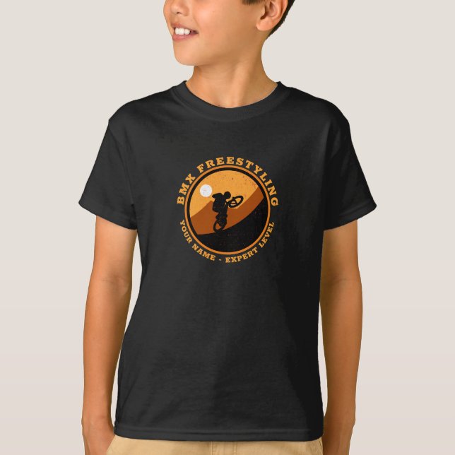 Camiseta Añadir nombre Cambiar todo el texto BMX Experto in (Anverso)