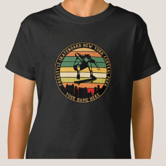 Camiseta Añadir nombre cambiar todo el texto estilo libre