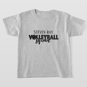 Camiseta añadir nombre de pelotón de voleibol deportivo cam