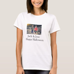Camiseta añadir nombre de texto de foto niños de Halloween
