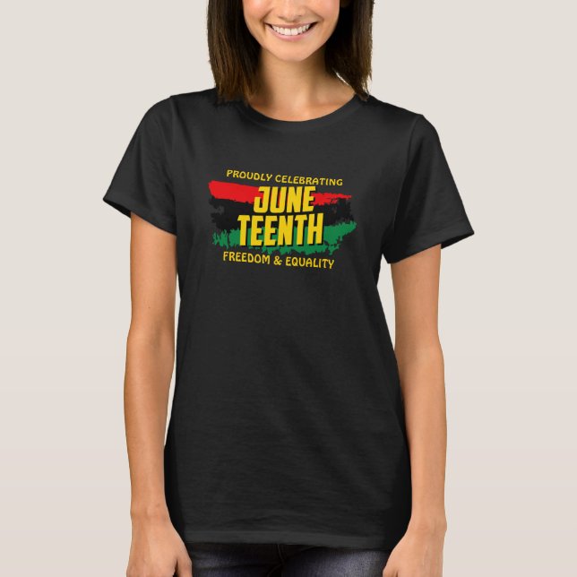 Camiseta Añadir nombre Editar texto celebrando la libertad  (Anverso)