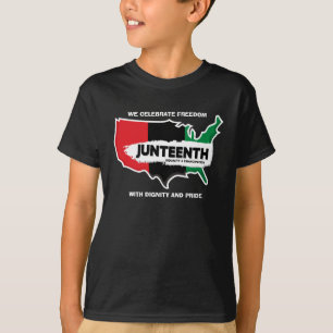 Camiseta Añadir nombre Editar texto Mapa de EE.UU. Diecinue