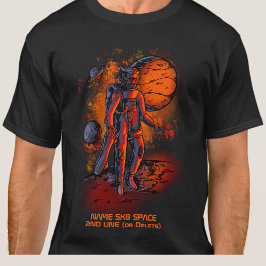 Camiseta Añadir nombre o tu texto - Astronauta león SK8 Esp