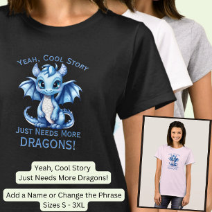 Camiseta Añadir nombre texto -la historia genial necesita m