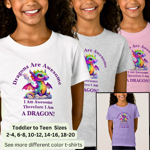 Camiseta Añadir Nombre Texto, Los Dragones Son Increíbles, 