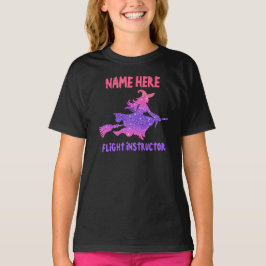 Camiseta Añadir nombre y texto Witch Flying Broomstick Hall