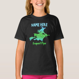 Camiseta Añadir nombre y texto Witch Flying Broomstick Hall