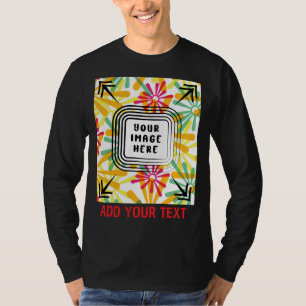 Camiseta Añadir Personalizable de texto y foto Personalizad