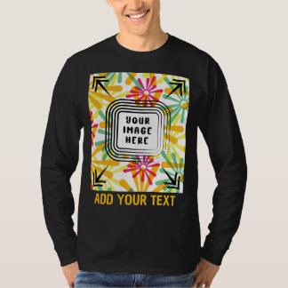 Camiseta Añadir Personalizable de texto y foto Personalizad