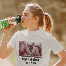 Camiseta Añadir Personalizado de foto y texto
