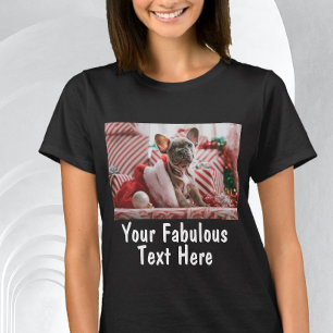 Camiseta Añadir Personalizado de foto y texto