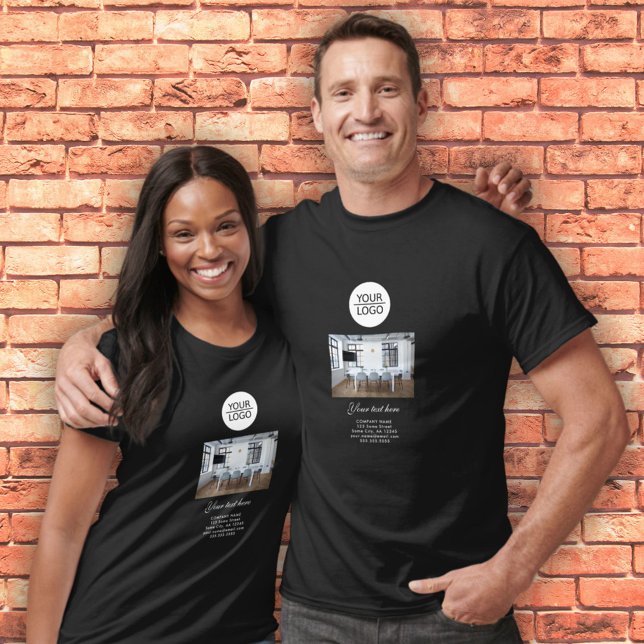 Camiseta Añadir promoción fotográfica de empresa de Persona (Subido por el creador)