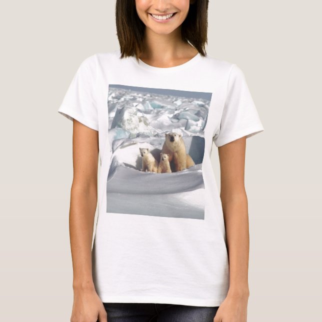 Camiseta Añadir SLOGAN para salvar el hielo del planeta de  (Anverso)