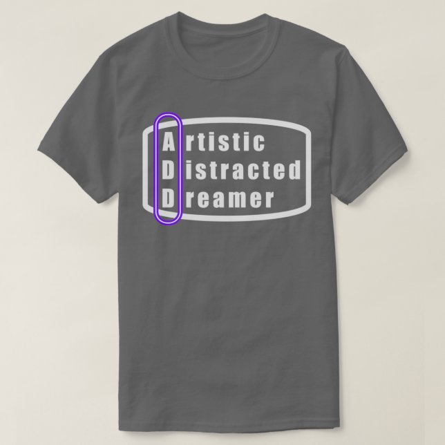 Camiseta AÑADIR Soñador Artista Distrado (Diseño del anverso)