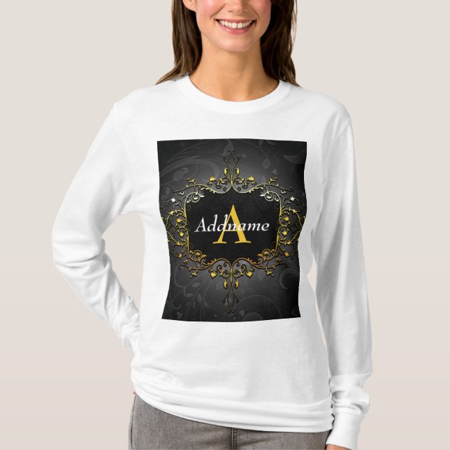 Camiseta Añadir su nombre e inicial (Anverso)