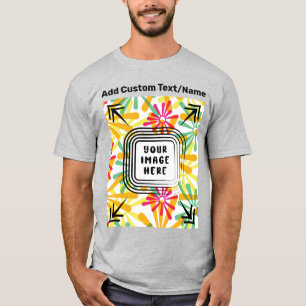 Camiseta Añadir su propia imagen fotográfica Texto de image