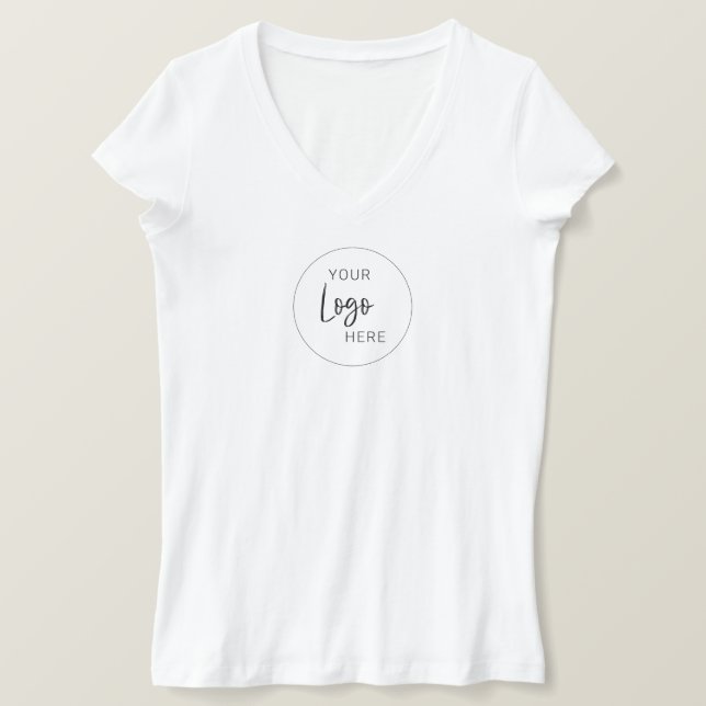 Camiseta Añadir su propia promoción de Personalizado de log (Anverso del diseño)