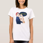 Camiseta Añadir su propio texto al rompeolas<br><div class="desc">Añada su propio texto a la noche de moda para las feministas y chicas, nuestro humor es grandioso para una fiesta feminista de soltera, Rosie the Riveter y el humor feminista: Un gran lugar para una noche de Chica o para la fiesta de la Bachelorette Rosie the Riveter, un símbolo...</div>