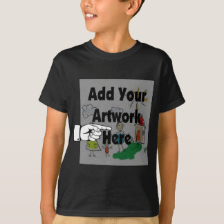 Camiseta Añadir su propio trabajo artístico o trabajo infan