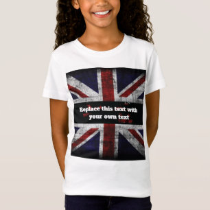 Camiseta Añadir texto en el Cojín decorativo de la bandera 