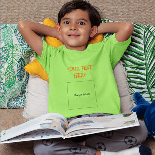Camiseta Añadir tu foto, cortar cualquier color de los niño