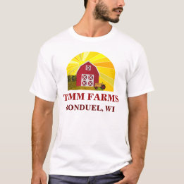 Camiseta Añadir tu nombre a Red Barn con Big Sun Tee