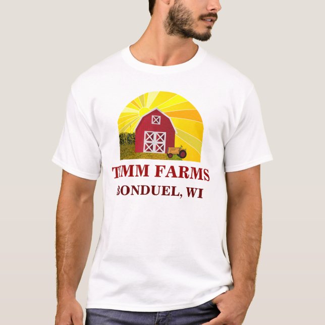 Camiseta Añadir tu nombre a Red Barn con Big Sun Tee (Anverso)
