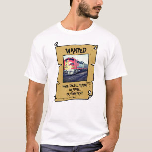 Camiseta Añadir tu nombre Imagen de texto Foto de tren busc