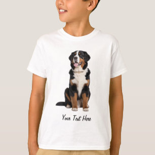 Camiseta Añadir tu Personalizado de texto Perro de montaña